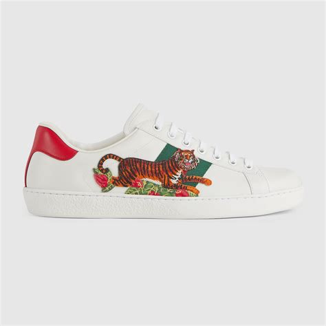 gucci sneakers with tiger.